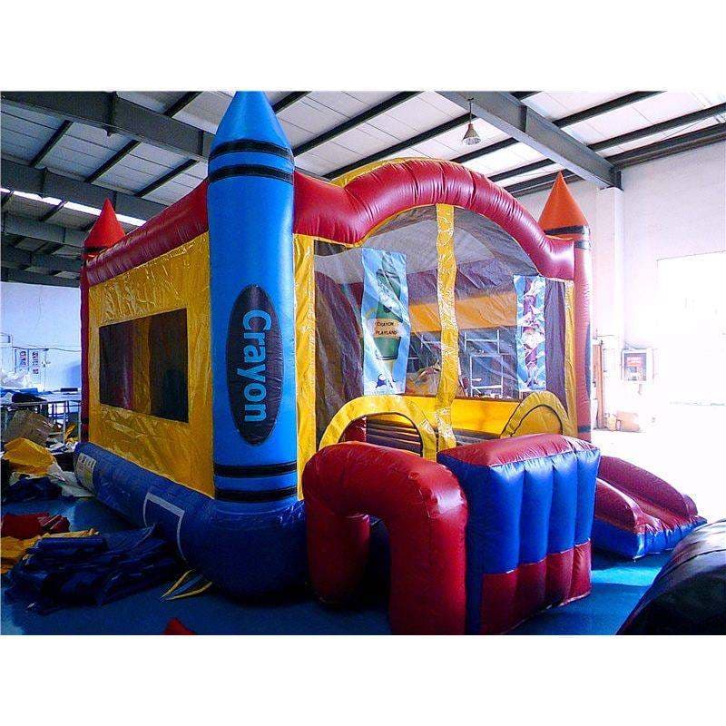 Inflatable Crayon Castle Combo