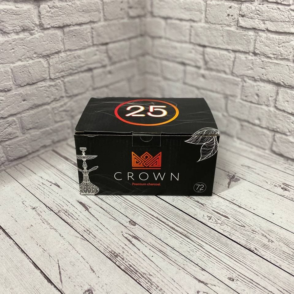 УГОЛЬ CROWN (25мм) - 72 BRICKS для кальяна купить в Москве по цене от 550  руб в интернет-магазине JustFreid