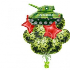 Букет из шаров № 473 «Для танкиста»