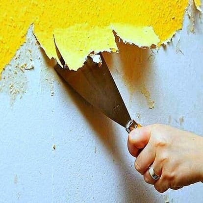 Очистка стен от краски в СПб