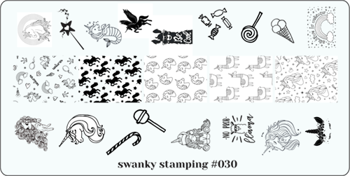 Пластина для стемпинга Swanky Stamping 030