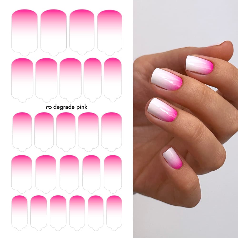 Пленки для дизайна Provocative Nails Degrade Pink