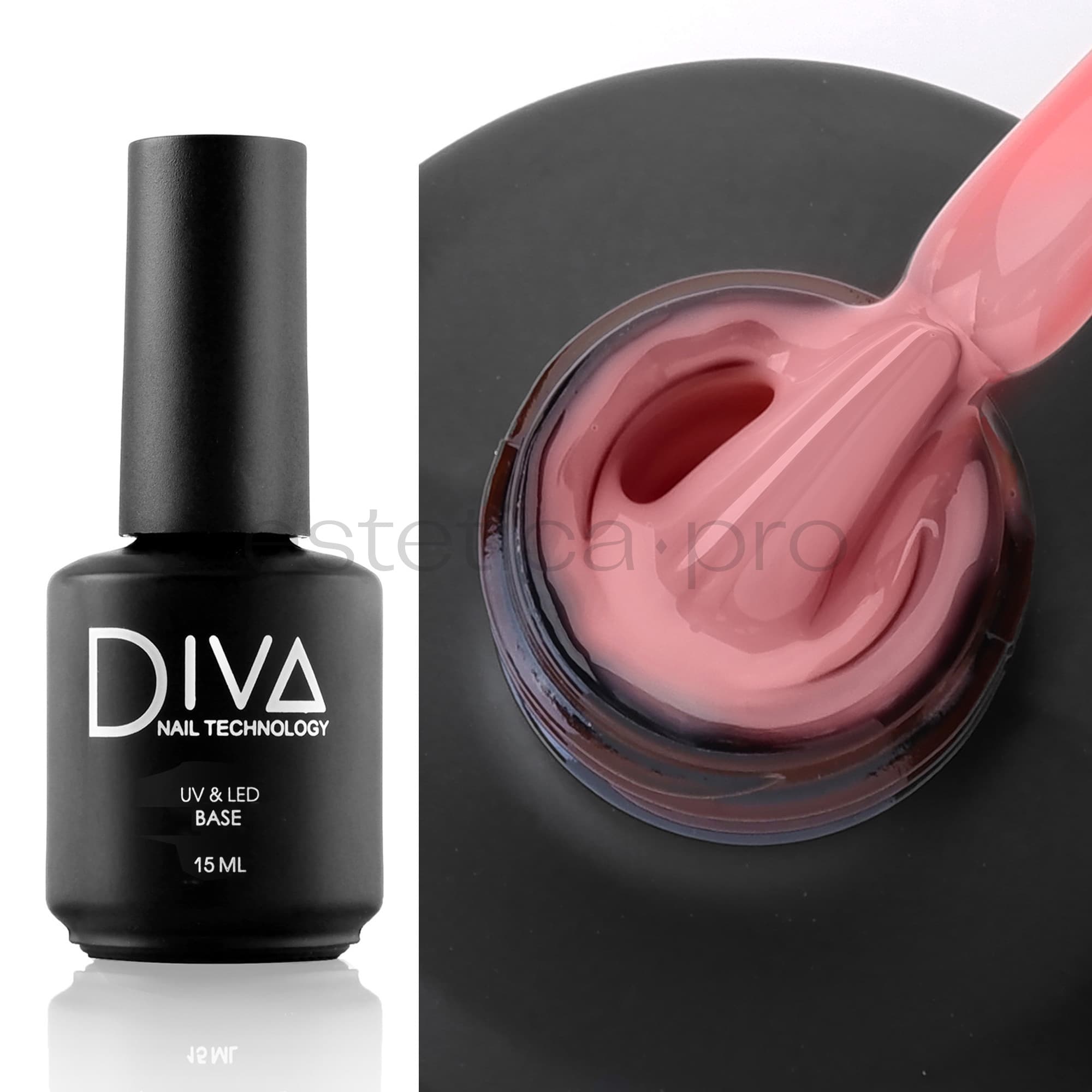 База камуфлирующая DIVA Light Coral, 15 мл