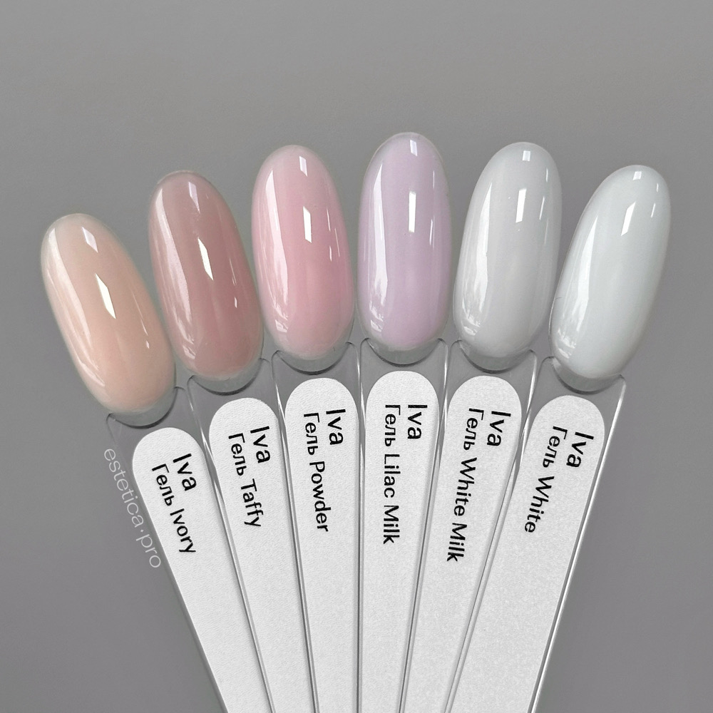 Моделирующий гель IVA Nails White Milk, 15 гр.