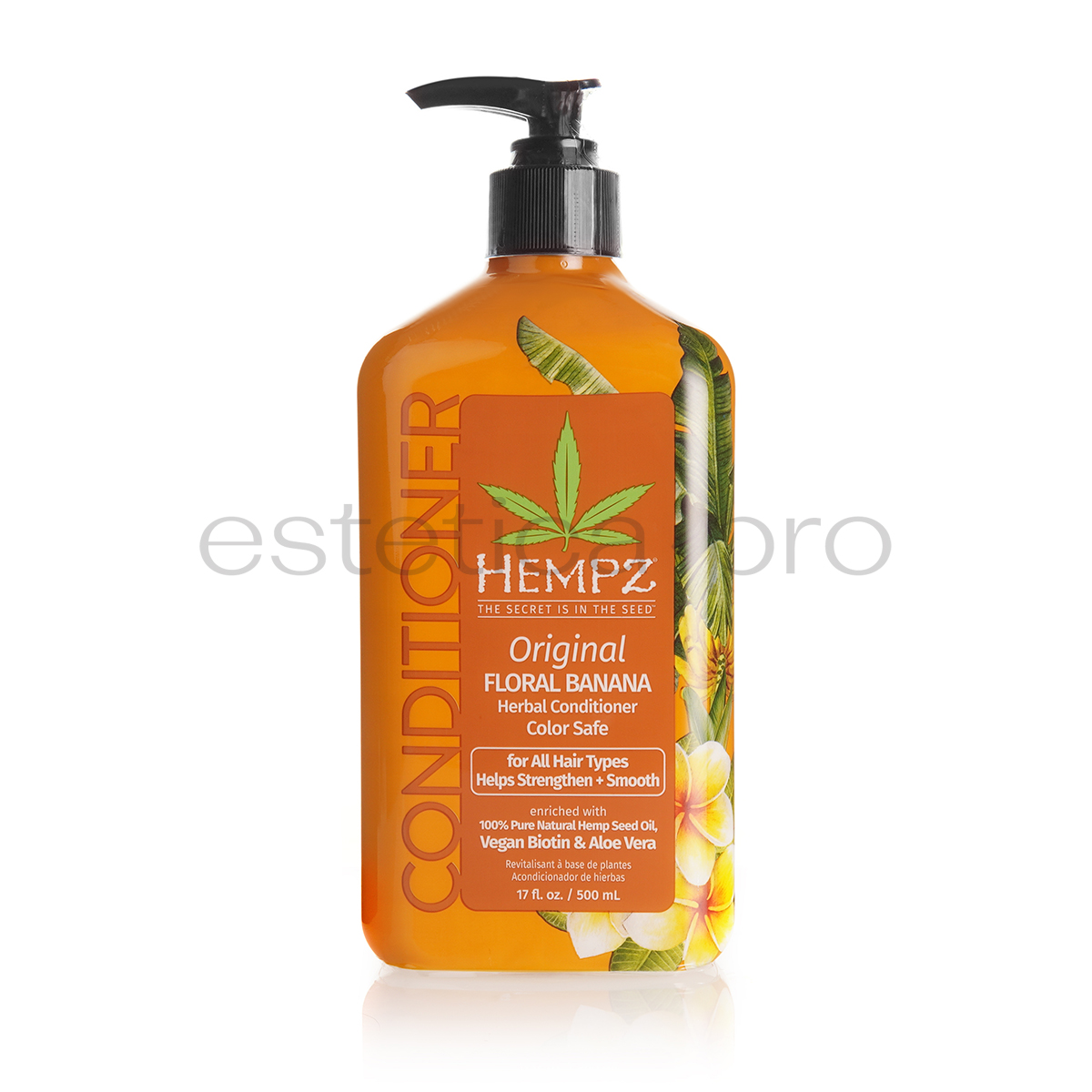 Кондиционер для поврежденных и окрашенных волос Hempz, 500 мл. (Original Herbal Shampoo )