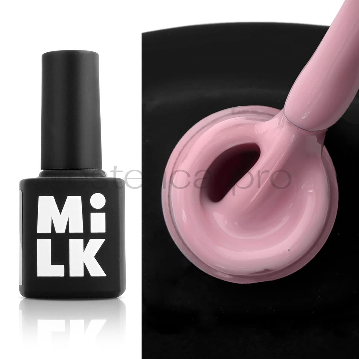 Гель-лак MiLK 743 Lip Cream Powder Kiss, 9 мл.