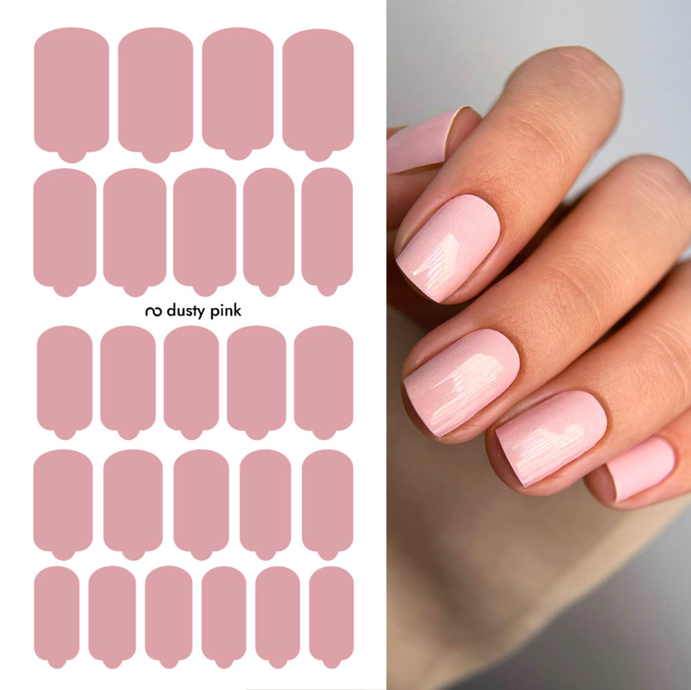 Пленки для дизайна однотон Provocative Nails Dusty Pink