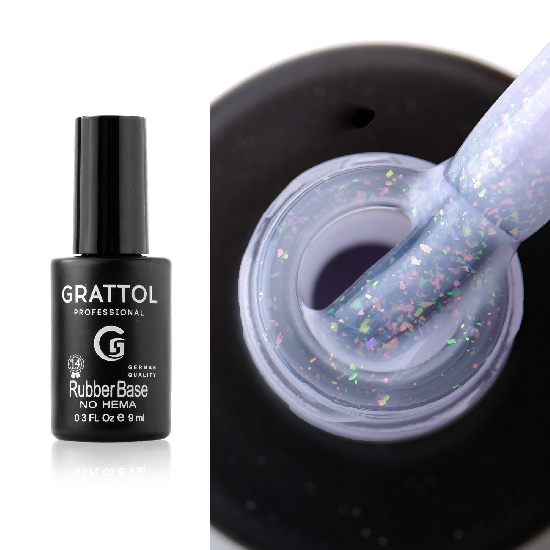 База камуфлирующая Glitter Grattol, 14, 9 мл