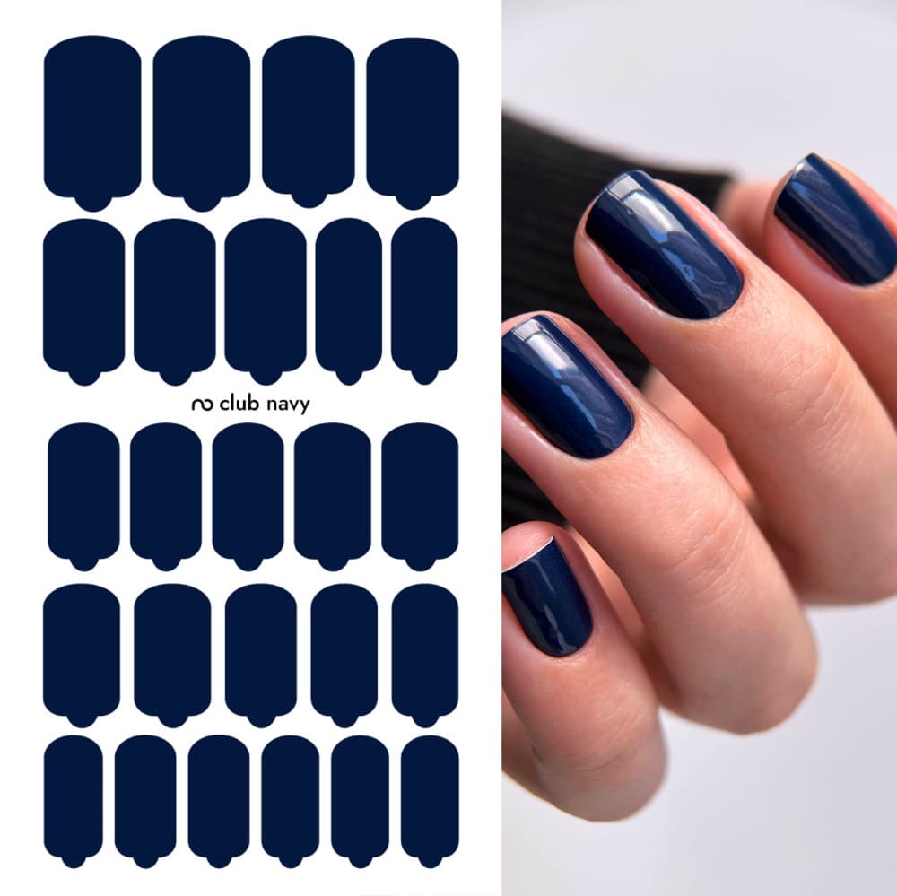 Пленки для дизайна однотон Provocative Nails Club Navy