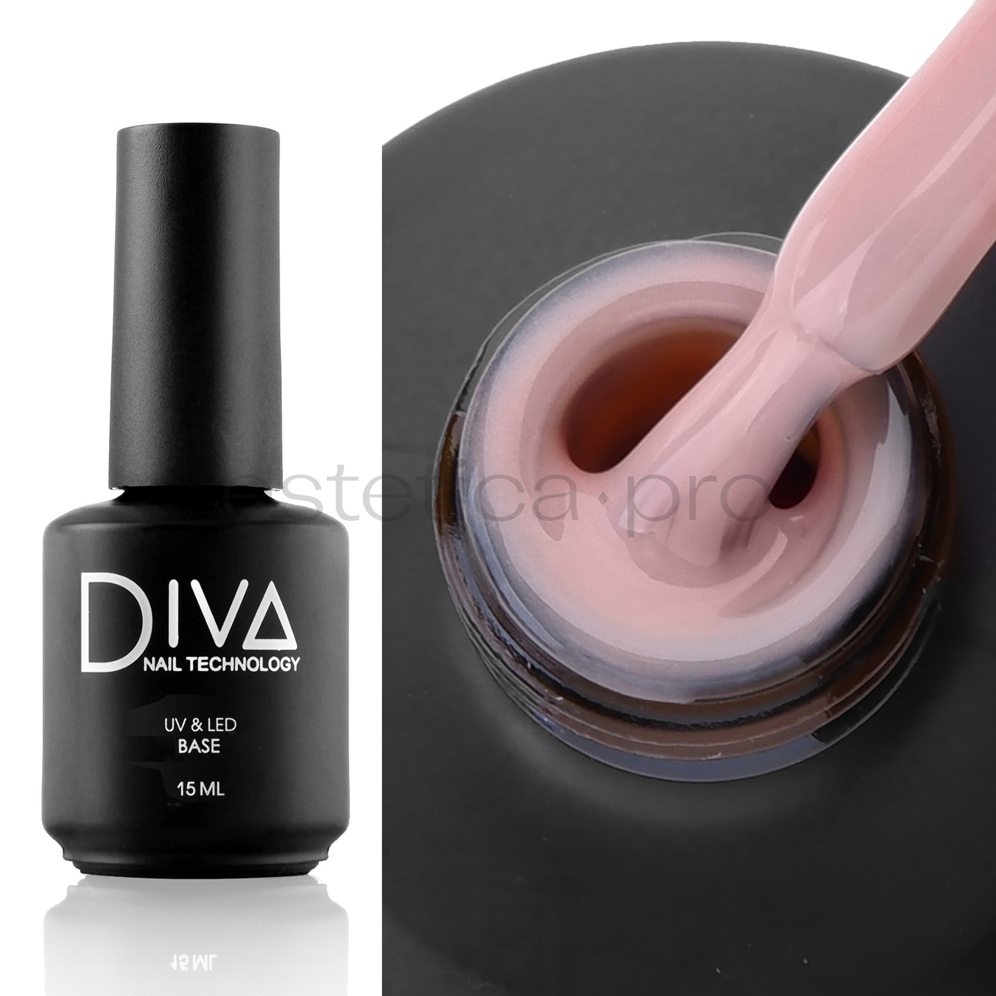 База камуфлирующая DIVA Powder Beige, 15 мл