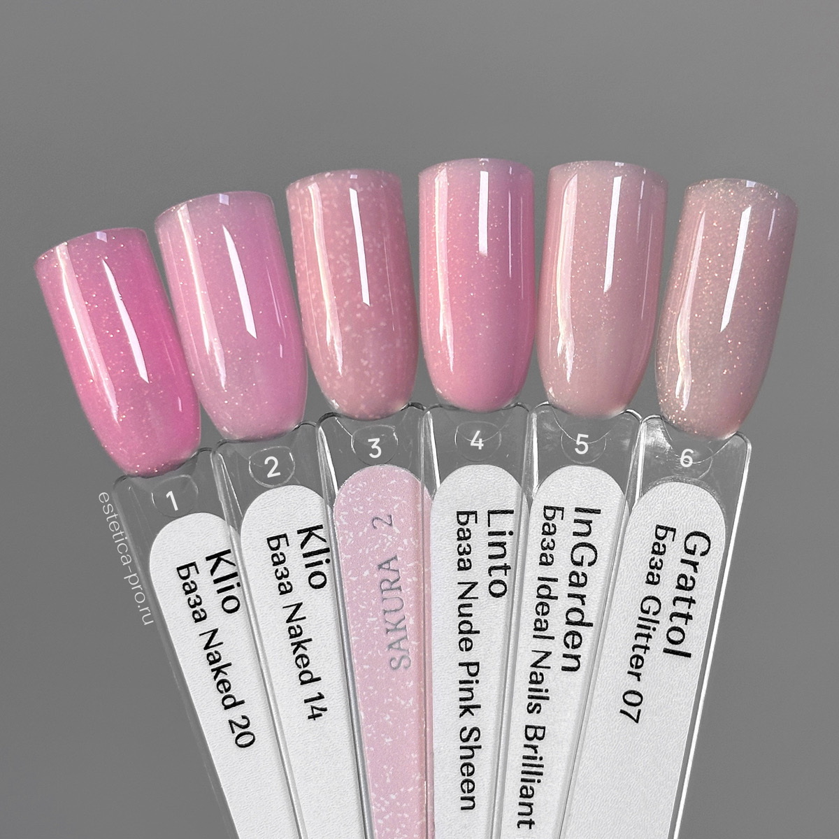 База камуфлирующая InGarden Ideal Nails Brilliant Pale pink нежно-розовая, 11 мл