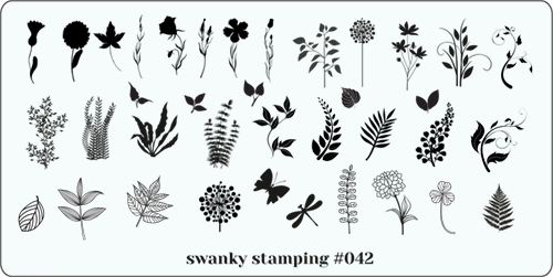 Пластина для стемпинга Swanky Stamping 042