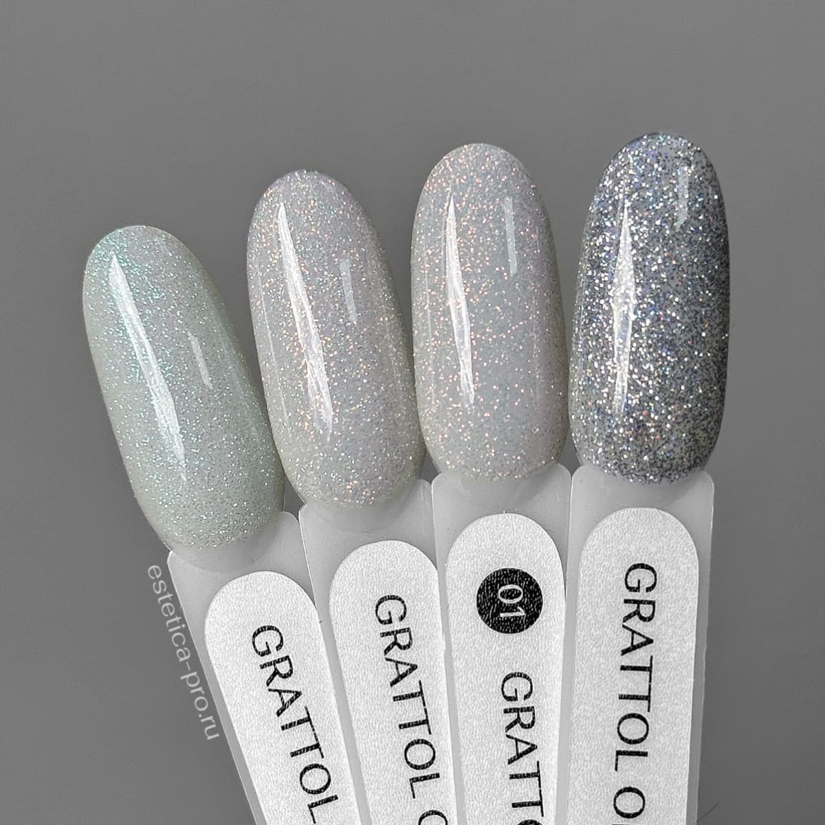 Гель-лак Grattol Opal Silver, 9 мл.