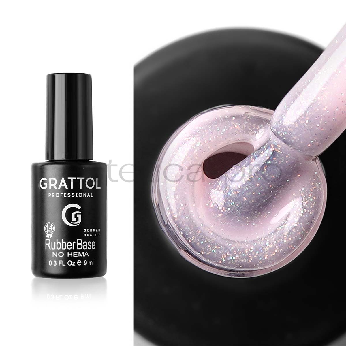 База камуфлирующая Glitter Grattol, 03 9 мл