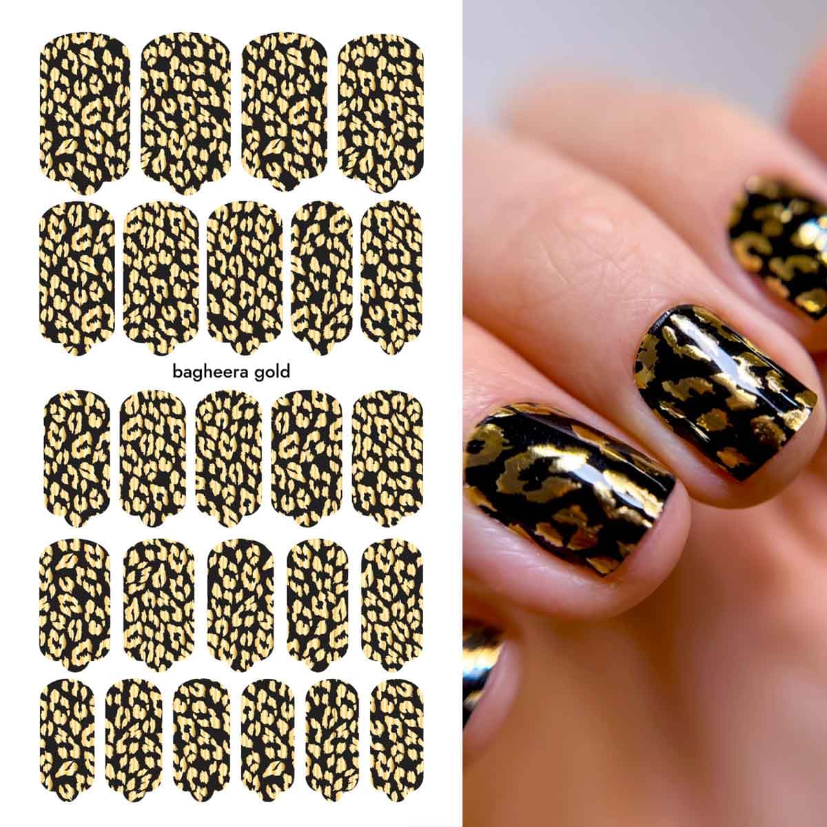 Пленки для дизайна Provocative Nails Bagheera Gold фольгированные