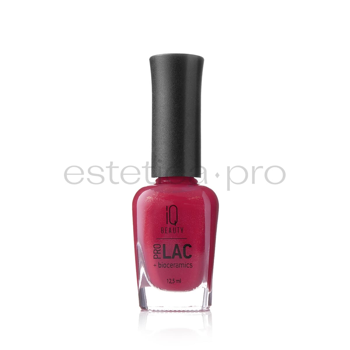 Лак для ногтей IQ Beauty 075(Magenta crimson) PROLAC+bioceramics, 12,5 мл.