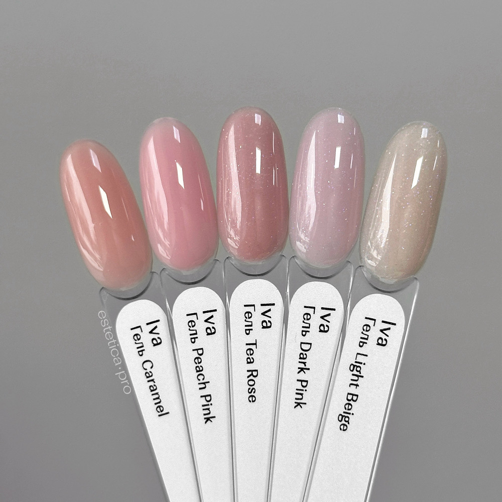 Моделирующий гель IVA Nails Peach Pink, 15 гр.