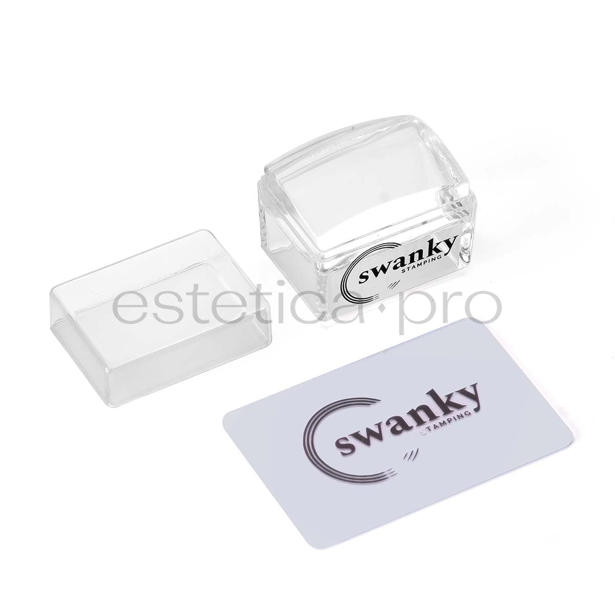 Штамп Swanky Stamping прозрачный, силиконовый прямоугольный 2,5-3,5 см.