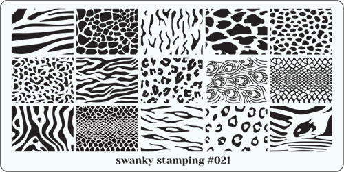 Пластина для стемпинга Swanky Stamping 021