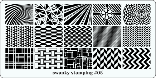 Пластина для стемпинга Swanky Stamping 005
