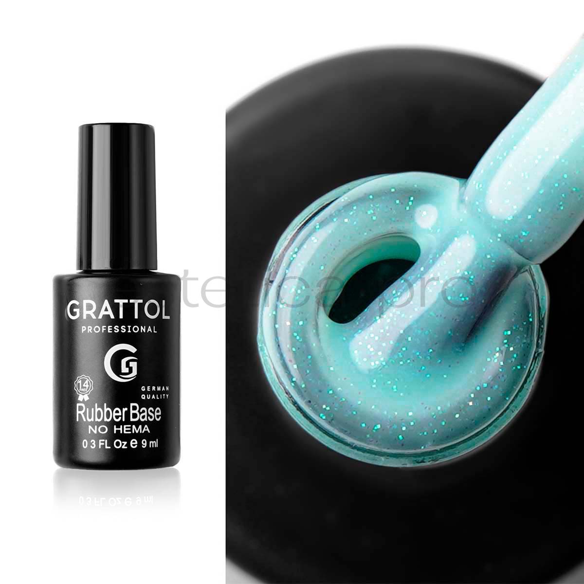 База камуфлирующая Glitter Grattol, 16, 9 мл