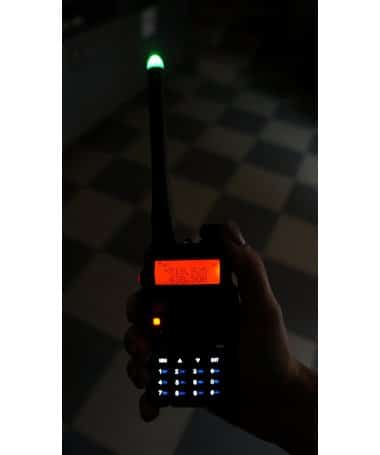 Антенна с LED светодиодом для раций Baofeng  https://mobimik.com.ua