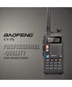 Рация Baofeng UV 5X         5 Ватт c гарнитурой. VHF (136—174 МГц) и UHF (400-520 МГц)  mobimik