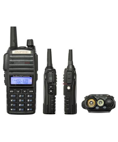 Рация Baofeng UV-82                                   c гарнитурой VHF/UHF Dual-Band 136-174/400-520MHz 2-PTT 5W Two Way Radio
