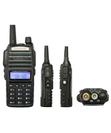 Рация Baofeng UV-82  c гарнитурой VHF/UHF Dual-Band 136-174/400-520MHz 2-PTT 5W Two Way Radio