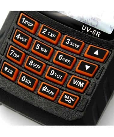 Baofeng UV-6R      5 Ватт рация c гарнитурой, VHF (136—174 МГц) и UHF (400-520 МГц) | Pofung