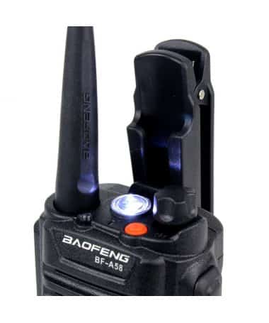 Рация Baofeng BF-A58 водонепроницаемая         5 Ватт c гарнитурой. VHF (136—174 МГц) и UHF (400-520 МГц) 