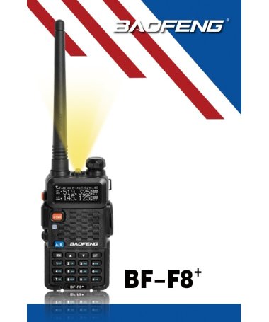 Baofeng BF-F8+  рация VHF/UHF 136-174 / 400-520 МГц  2 диапазона | mobimik.com.ua