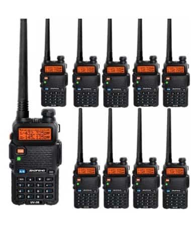 Комплект. 10 шт Раций Baofeng UV-5R c гарнитурами https://mobimik.com.ua Украина Дешево