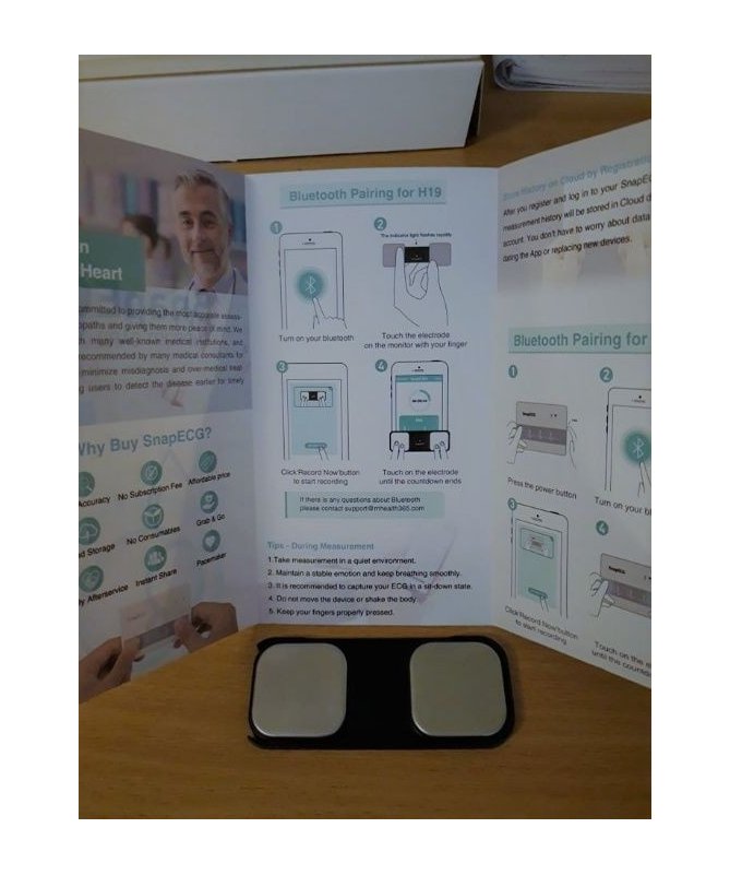 Купить в киеве дешево с сертификатом ЭКГ (кардиограф) SnapECG Recorder (E-H19)