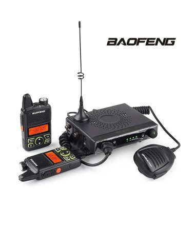 Автокомплект Baofeng Mini One 2 рації               плюс базова станція Baofeng UHF 400-420MHz/450-470MHz 