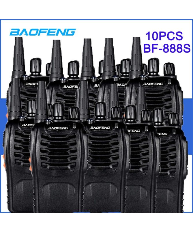 Комплект Рация Baofeng BF-888s  10 штук