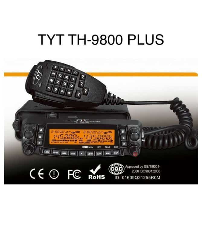 TYT TH-9800 автомобильная радиостанция 4 диапазона купить Украина Киев Одесса Харьков Днепр               частот