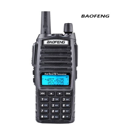КОмплект 2 штуки Рації Baofeng UV-82 з гарнітурами VHF/UHF Dual-Band 136-174/400-520MHz 2-PTT 8W Two Way Radio
