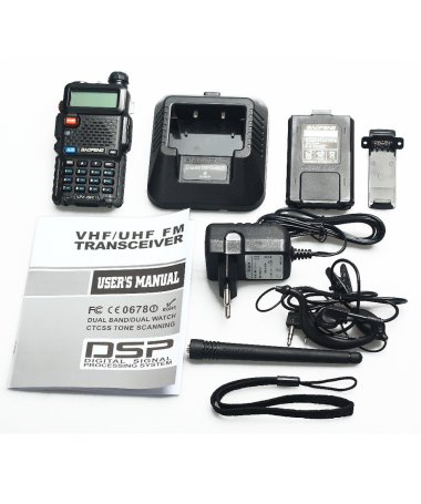 Комплект 2 штуки Рації Baofeng UV-5R c гарнїтурами