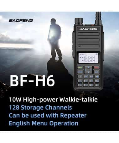 Рация Baofeng BF-H6    двухдиапазонная Рация Baofeng BF H6  10 ватт