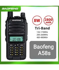 Рація Baofeng BF-A58s трьохдіапазонна          двочастотна 5 ватт VHF UHF диапазони