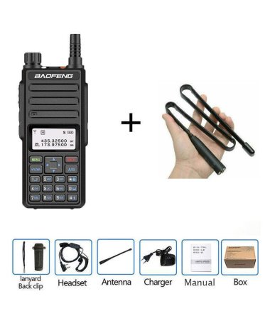 Baofeng H6 + tactical antenna