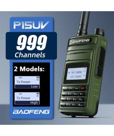 Baofeng p15UV рація USB 5 ватт 2 діапазони