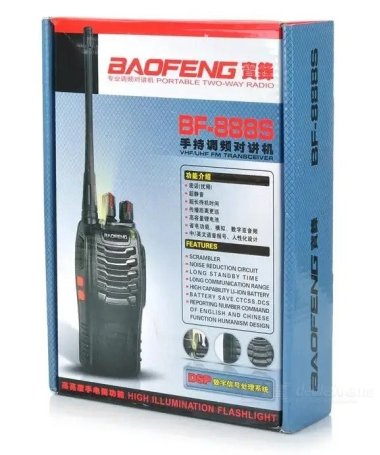 Комплект 2 Рации Baofeng BF-888s с USB и гарнитурами