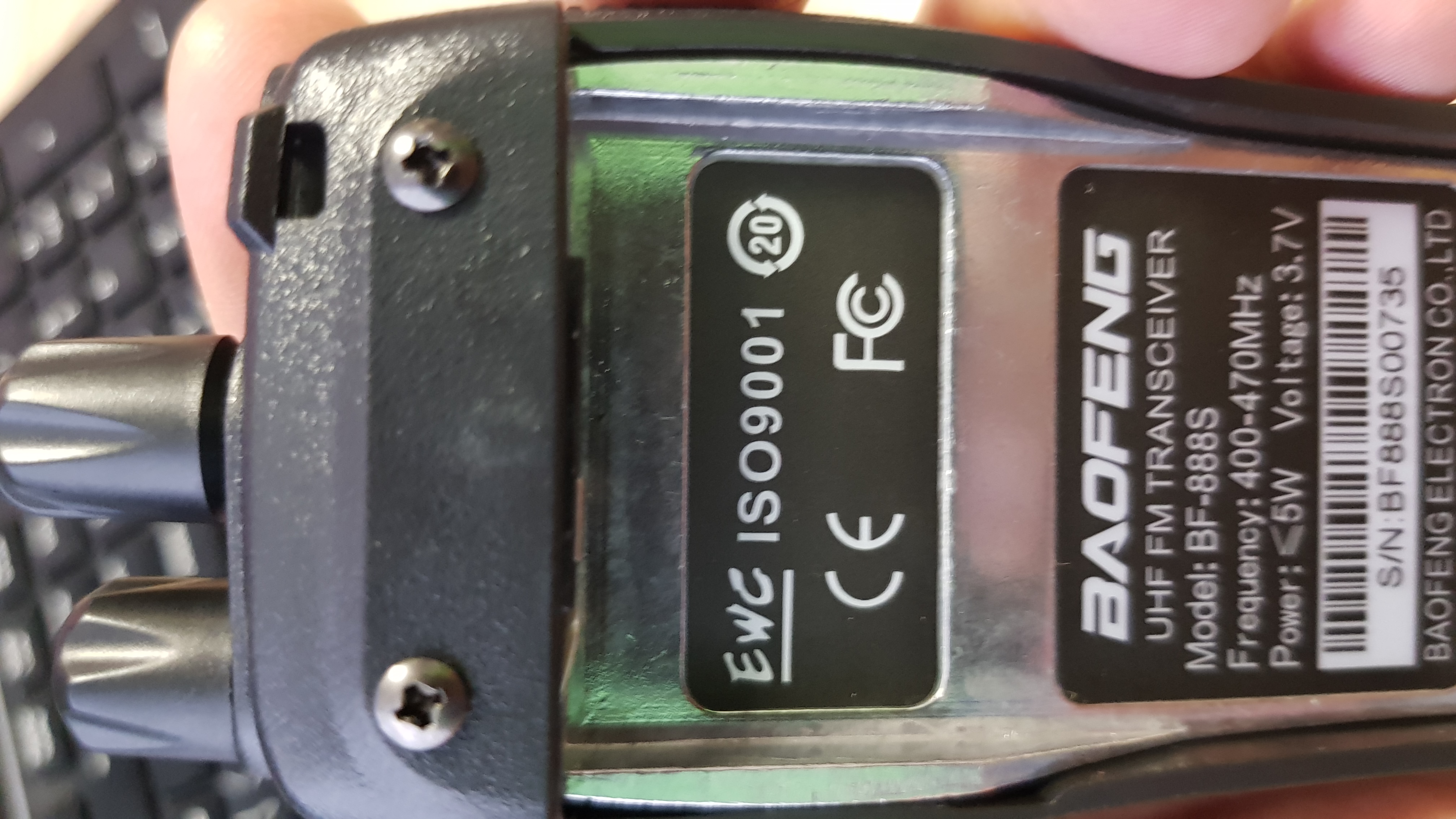 Baofeng 888 with serial number only is original