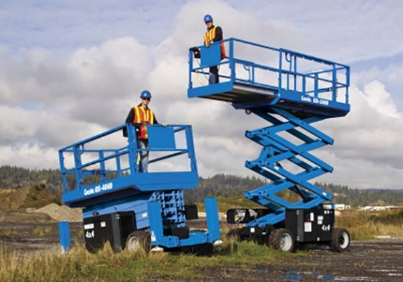 40 foot rough terrain scissor lift for rent orange county