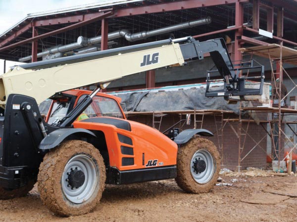 7000 pound telehandler rental job site