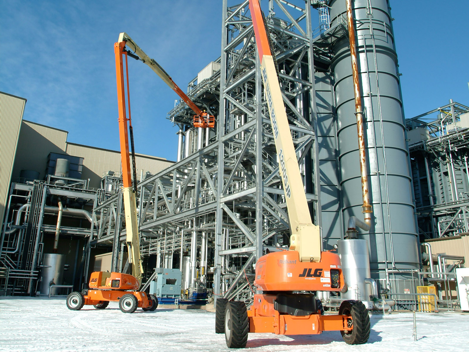 articulating boom lift construction