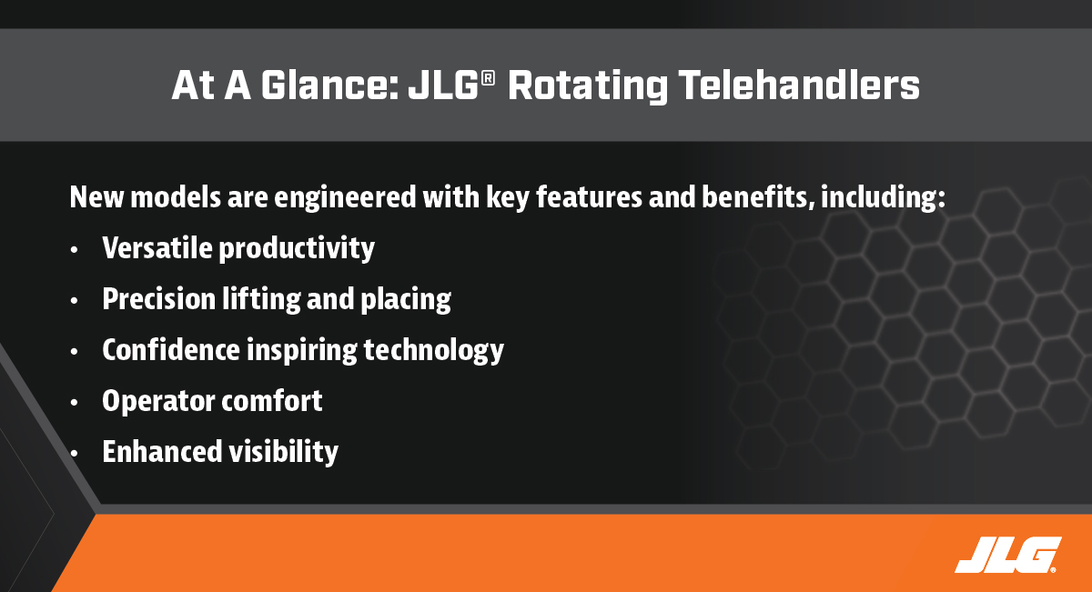 at a glance Rotating Telehandlers