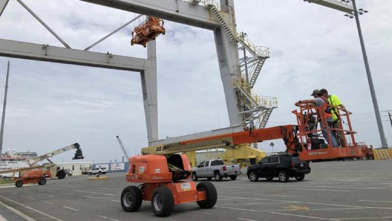boom lift rent shipyard